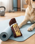 Load image into Gallery viewer, Barkbells Pawtein Bar | Squeaky Plush Dog Toy with Crinkle & Mesh Lining
