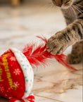 Load image into Gallery viewer, White Paw Kitty Seltzer & Pawpermint Cattini Christmas Cat Toy - Organic Catnip

