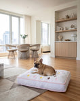 Load image into Gallery viewer, White Chewy Vuiton Bed
