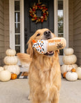 Load image into Gallery viewer, Pupkin' Donuts Halloween Iced Cup | Squeaky Plush Dog Toy with Crinkle & Mesh Lining
