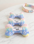 Load image into Gallery viewer, Pink Ombre Chewy Vuiton Bone
