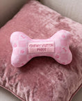 Load image into Gallery viewer, Pink Checker Chewy Vuiton Bone
