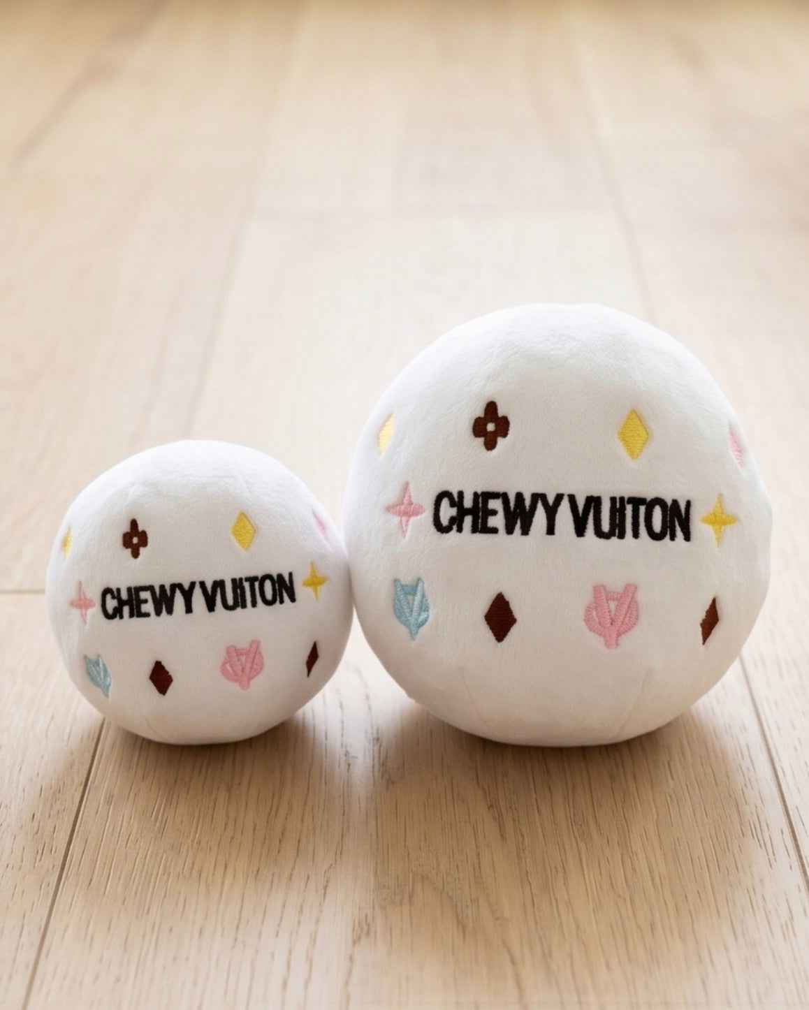 White Chewy Vuiton Ball