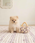 Load image into Gallery viewer, Tan Checker Chewy Vuiton Handbag
