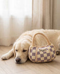 Load image into Gallery viewer, Tan Checker Chewy Vuiton Handbag
