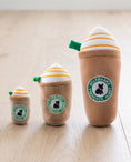 Load image into Gallery viewer, Starbarks Frenchie Roast Plush Toy with straw
