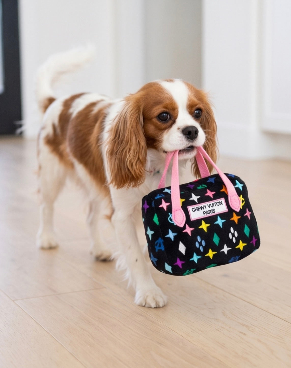 Black Monogram Chewy Vuiton Handbag