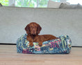 Load image into Gallery viewer, Bowsers Franklin Orthopedic Dog Bed in aquarius
