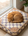 Load image into Gallery viewer, Checker Chewy Vuiton Bed
