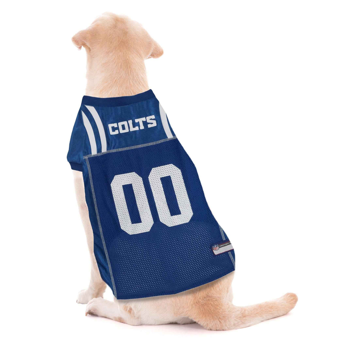 NFL Indianapolis Colts Striped Mesh Dog Jersey