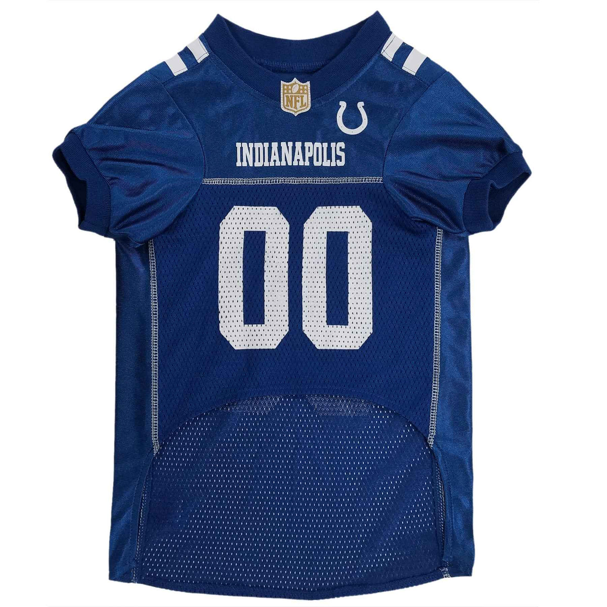 NFL Indianapolis Colts Striped Mesh Dog Jersey