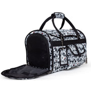 Pet Carrier - Mickey Mouse Expression Blocks White/Black/Red