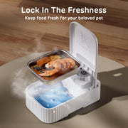 Bento Two Meal Automatic Pet Feeder with Ice Packs 