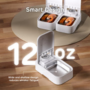 Bento Two Meal Automatic Pet Feeder with Ice Packs 