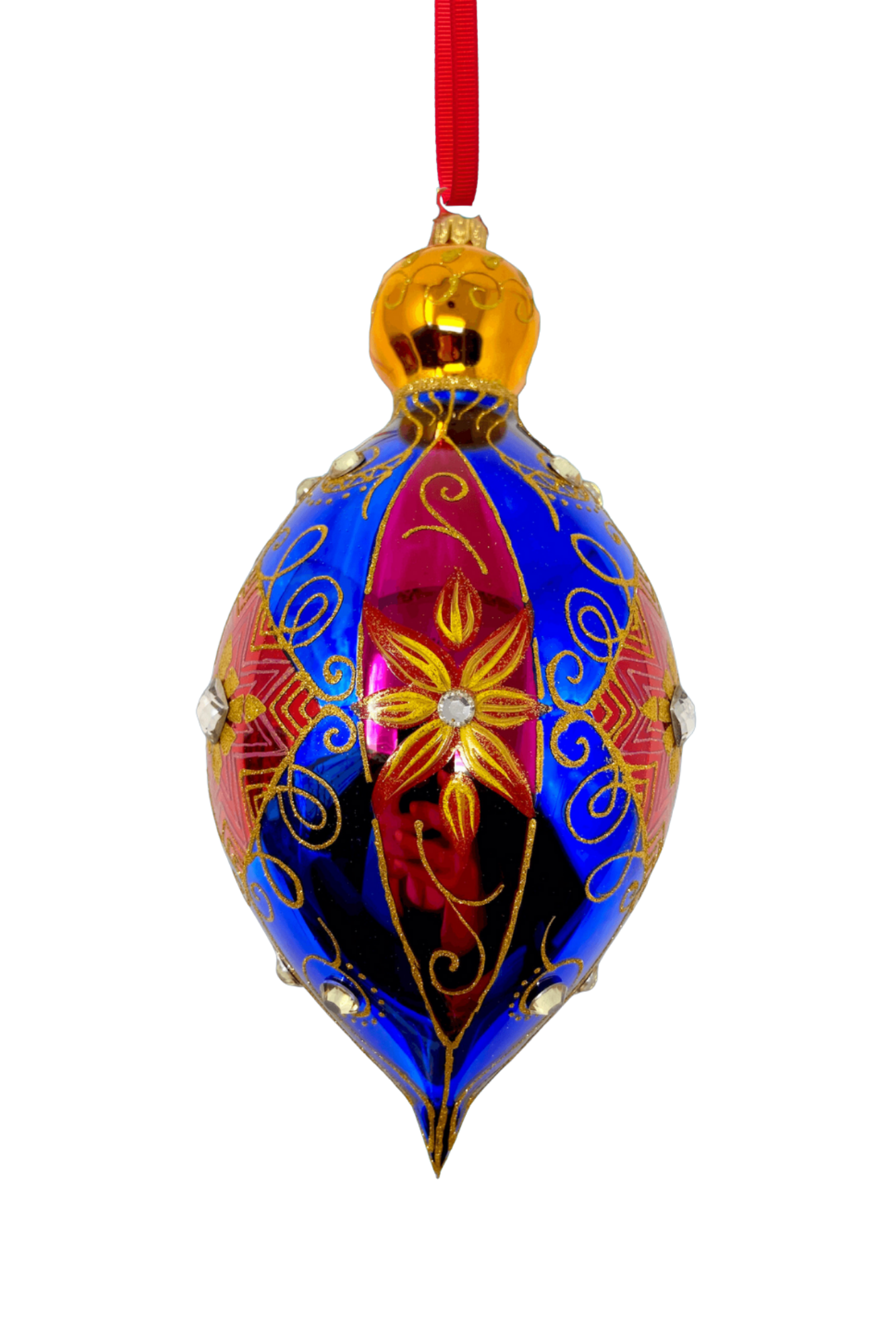 Iridescence Glass Ornament - Southlake Paws