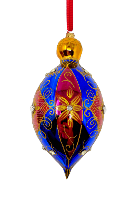 Iridescence Glass Ornament - Southlake Paws