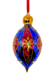 Iridescence Glass Ornament