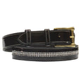 Load image into Gallery viewer, ExionPro Full Diamond Glossy Leather Belt
