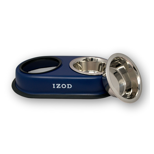 Izod Pet - Stainless Steel Double Feeder Bowl