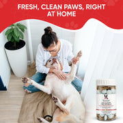 Deep Cleaning Paw Fizz Tablets - Paw Soak Helps Eliminate Paw Licking 