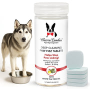 Deep Cleaning Paw Fizz Tablets - Paw Soak Helps Eliminate Paw Licking 