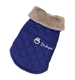 Sleeveless Fleece Lined Winter Jacket Navy