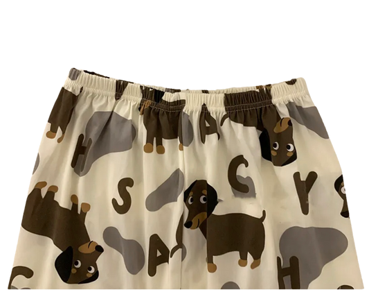 The "Side Eye" Dachshund Sleep Shorts