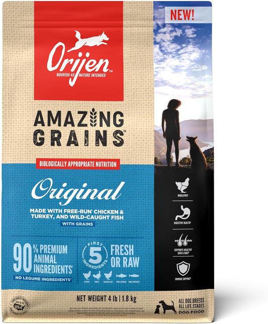Orijen Amazing Grains Original Dry Dog Food 