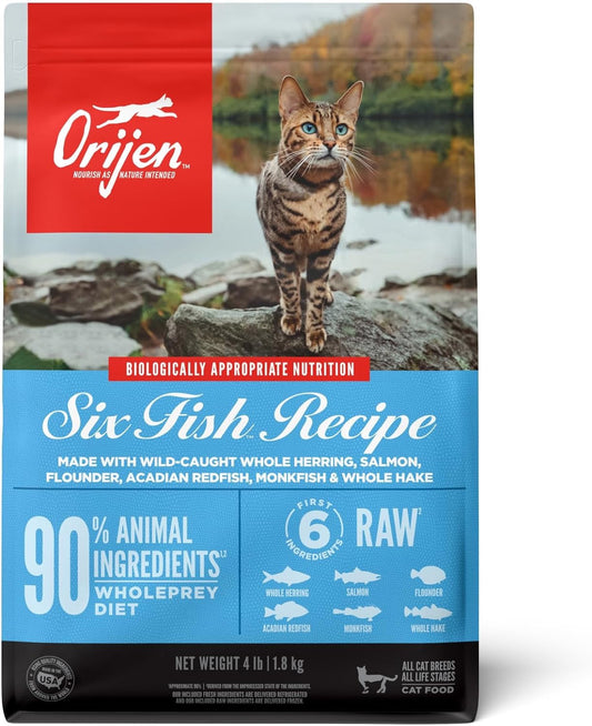 Orijen Six Fish Dry Cat Food 