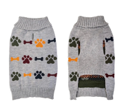 Gray Paw & Bone Sweater