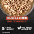Load image into Gallery viewer, Orijen Grain Free Chunks & Shreds, Salmon & Chicken Wet Cat Food (3oz) 
