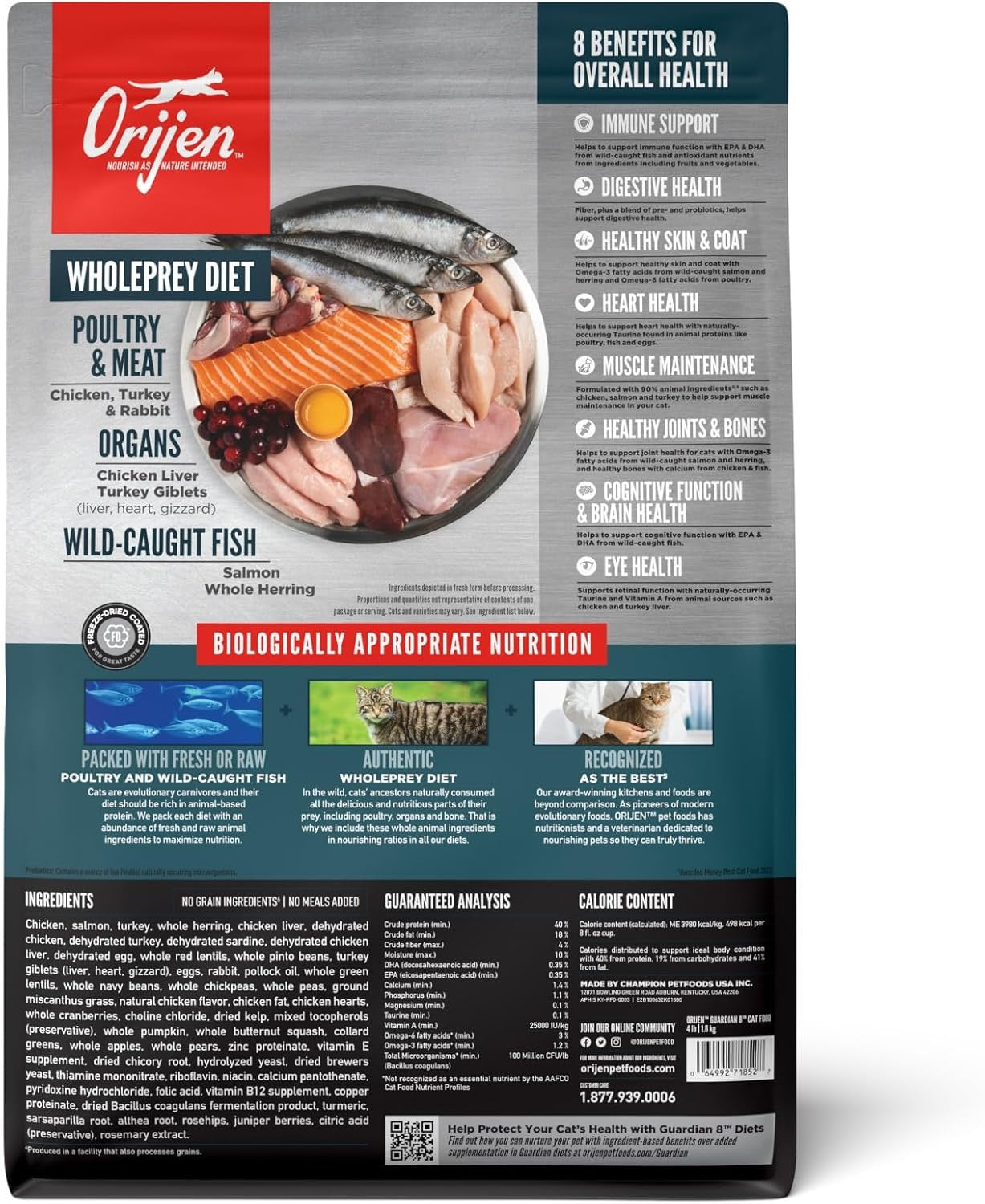 Orijen Guardian 8 Dry Cat Food 