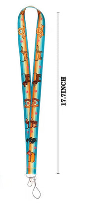 I Love Dachshunds Lanyard 