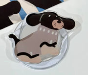 French Dachshund Mobile Phone Stand & Grip 