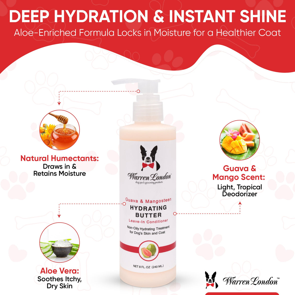 Hydrating Butter - For Dog's Skin & Coat - Leave-In Moisturizer