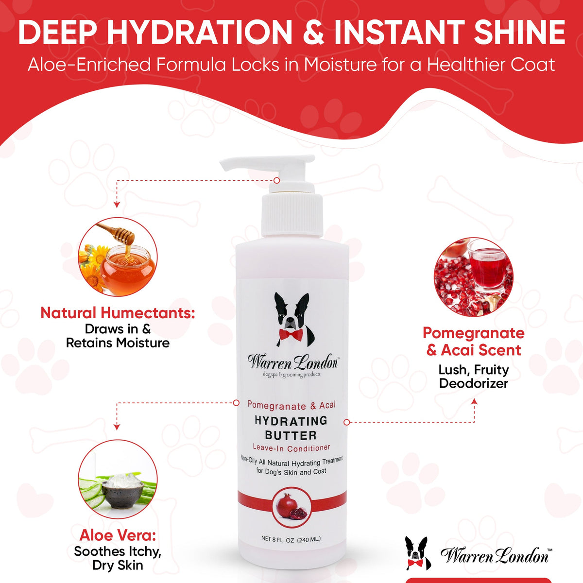 Hydrating Butter - For Dog's Skin & Coat - Leave-In Moisturizer
