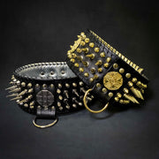 'Imperium'' hand stitched 8 cm wide show collar