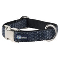 Load image into Gallery viewer, Industrial Geometric Black Velvet Essential Dog Collar

