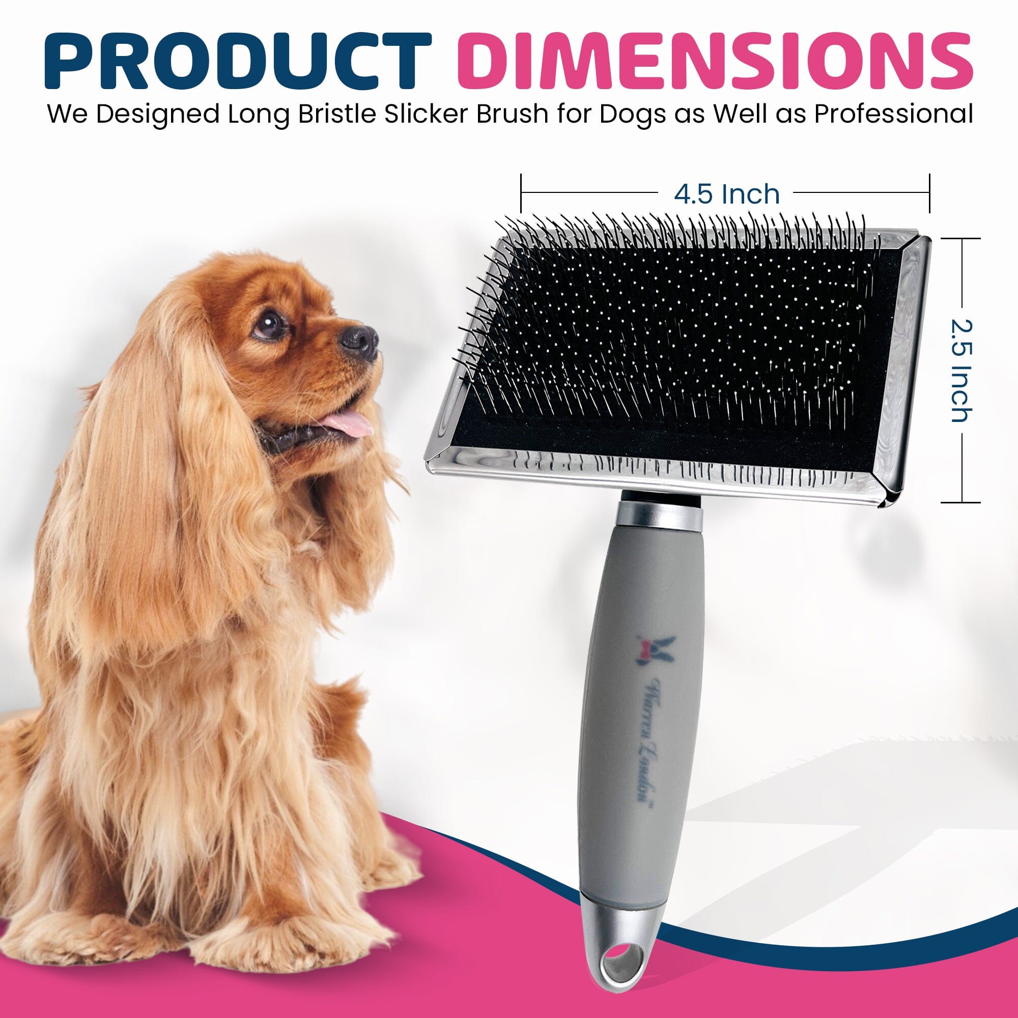 Gel-Handle Slicker Brush - Southlake Paws