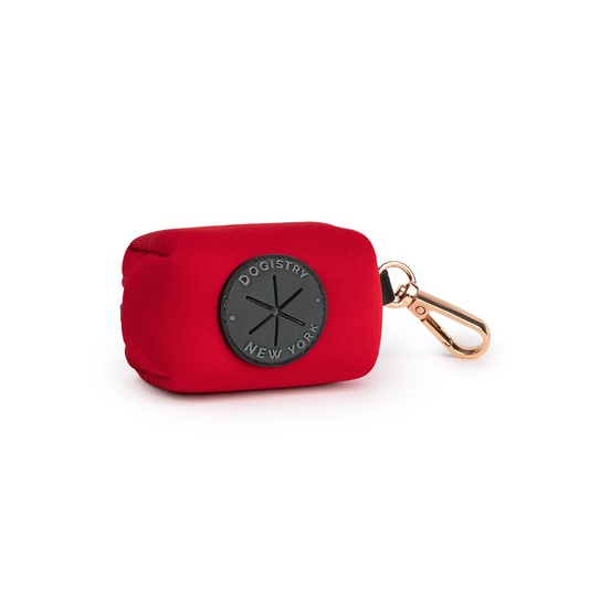 DOGISTRY Poop Bag Holder - Iconic Red