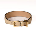 Load image into Gallery viewer, Leather Dog Collar in Mud - Plain, Made in Italy
