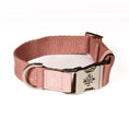 Load image into Gallery viewer, Ribbon Dog Collar in Pink, Made in Italy
