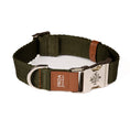 Load image into Gallery viewer, Dog Collar in Military - Ribbon Classic, Made in Italy
