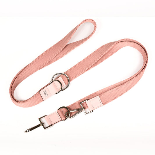 Ribbon Dog Leash in Pink, Made in Italy