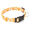 Load image into Gallery viewer, Personalized Island Floral Orange Dog Collar
