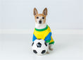Load image into Gallery viewer, Parisian Pet 'Team Brazil' Dog & Cat Shirt – Embroidered Soccer Jersey, Comfortable & Stylish – Yellow Green
