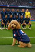 Load image into Gallery viewer, Parisian Pet 'Team France' Jersey - France National Team Pet Apparel, Dog Sports Jersey for Soccer Fans, World Cup Dog Shirt for Dogs & Cats, Blue
