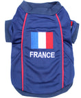 Load image into Gallery viewer, Parisian Pet 'Team France' Jersey - France National Team Pet Apparel, Dog Sports Jersey for Soccer Fans, World Cup Dog Shirt for Dogs & Cats, Blue
