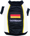 Load image into Gallery viewer, Parisian Pet 'Team Germany' - Jersey, Dog Sports Jersey for Soccer Fans, Germany Flag Dog Shirt for Dogs & Cats, Black
