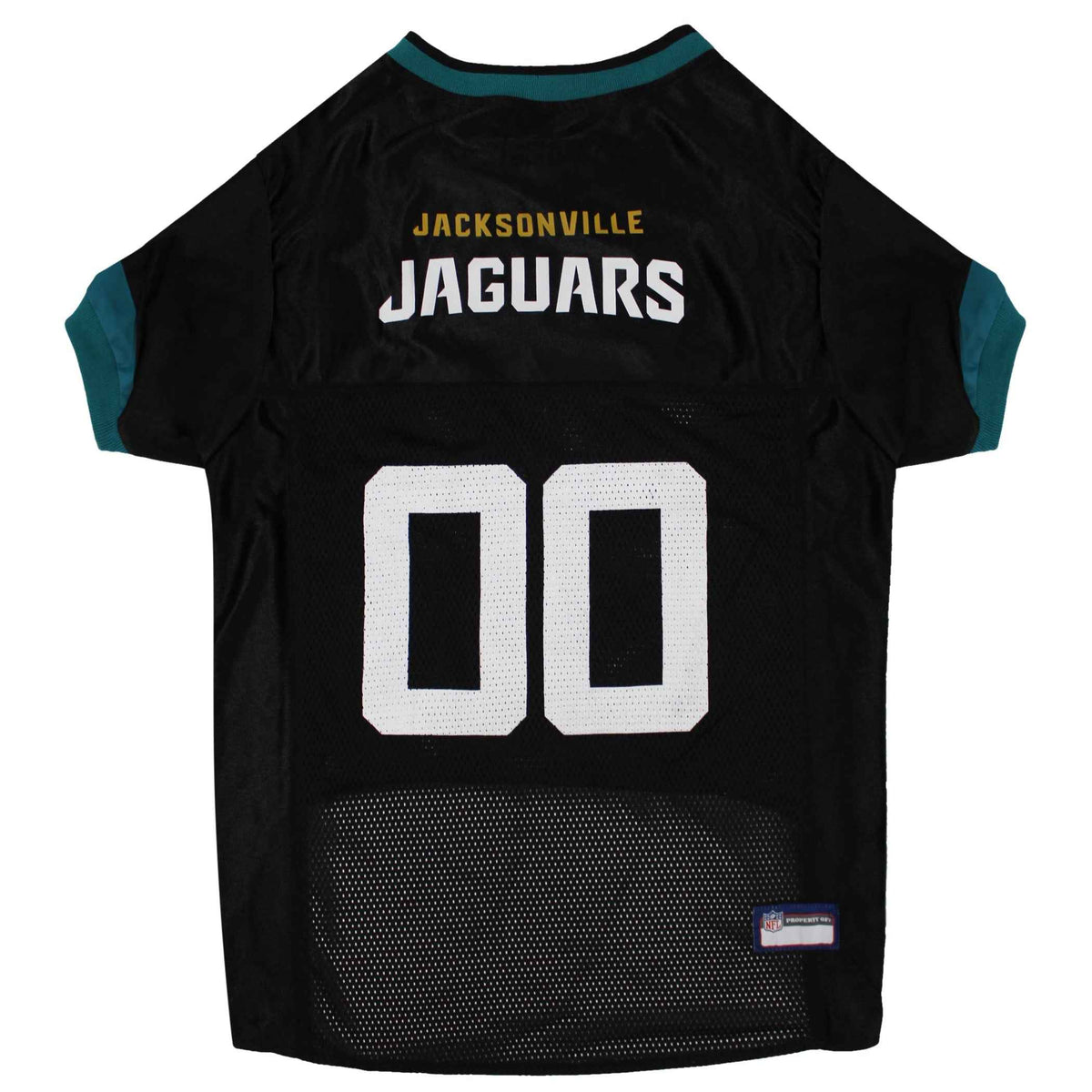 NFL Jacksonville Jaguars Striped Mesh Dog Jersey